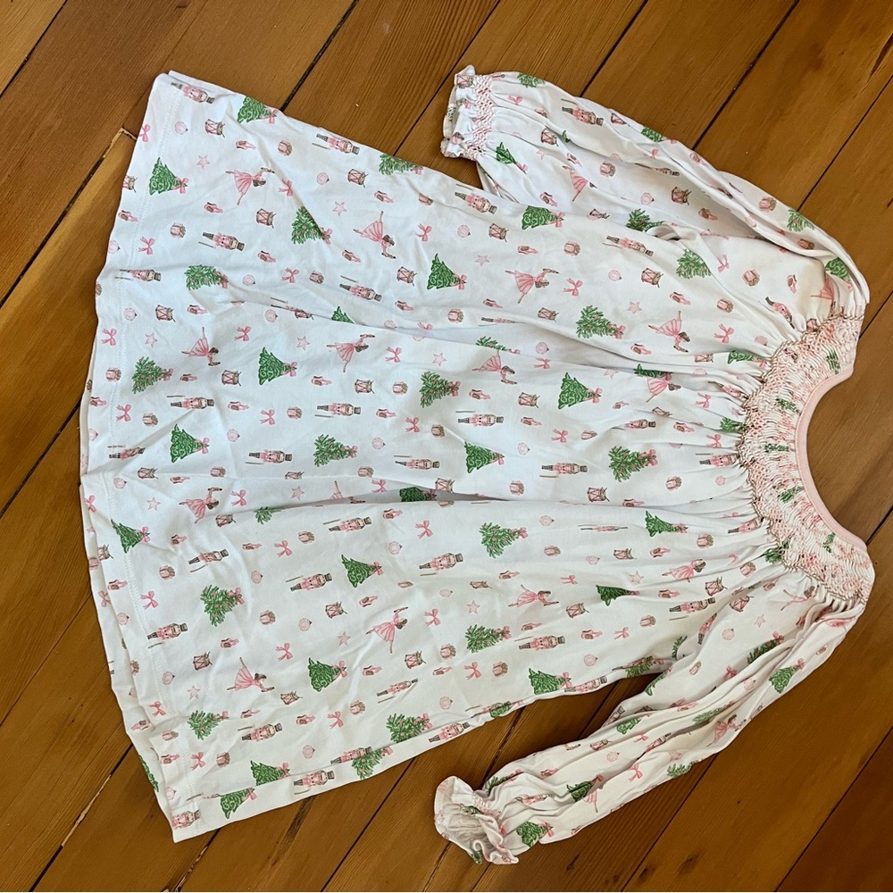 Charming Pink and Green Kids Dress